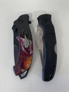 (2) Folding Knives