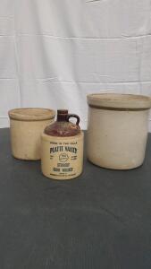 (3) Vintage Stoneware