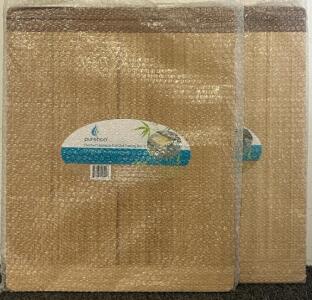 (2) Pureboo Premium Bamboo Pull-out Cutting Boards 17.75"W x 22"D x 3/4"H