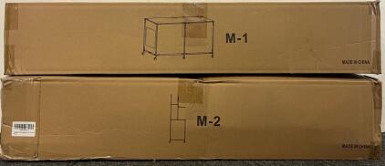 (2) Outdoor Pool Toys & Floaties Storage Bins