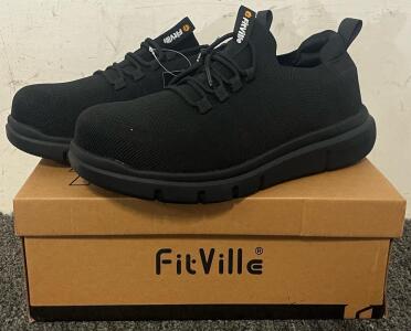 Fitville Men&rsquo;s Composite Toe SR Sneakers Size 9.5