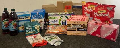 Collection Of Snacks, Foods & Drinks (Expiration Dates Vary)