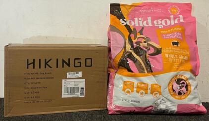 Solid Gold 24Lb Bag Dog Food & Non-Slip Anti-Splash Dog Bowl Set