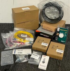 (2) Scope Leveling Kits, Multi Tool, 6.85&rdquo; Dryer Vent, (8) Pcs Open Splice Junction Boxes & More