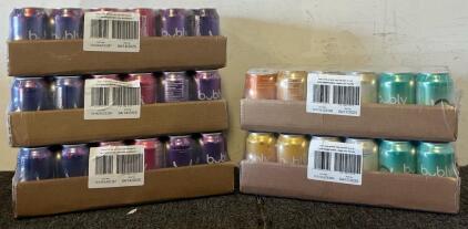 (5) Packs Of 18-Count Bubbly Soda