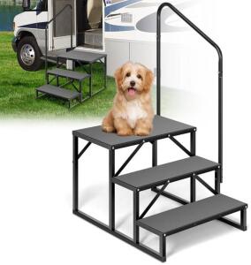 3 Step Heavy Duty Portable Steps For RV, Hot Tub, Pool & More