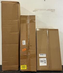 4-Tier Organizer Shelf (11.8&rdquo;x48.1&rdquo;), Entry Way Rug (3Ftx10Ft) & Windshield Sun Shade fit Freightliner 122SD(2013-2023)