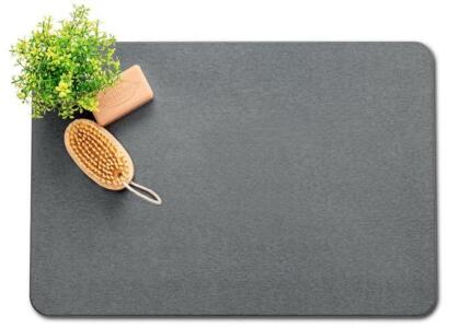 (3) Ultra Non-Slip Natural<br/>Diatomaceous Earth Stone Bath Mats (23.5&rdquo;x15.5&rdquo;)