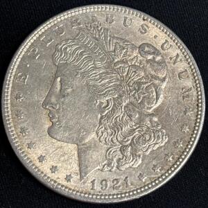 1921 Morgan Silver Dollar Coin