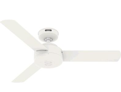 *New* Hunter Fan Company Presto Ceiling Fan, Matte White