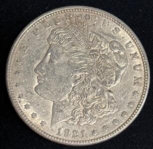 1921-D Morgan Silver Dollar Coin
