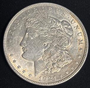 1921 Morgan Silver Dollar Coin