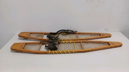 Pair of 48" Vintage Snow Shoes