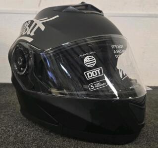 *New* Westt Motorcycle Modular Helmets- Full Face Motorcycle Helmet with Flip Up Dual Visor, DOT Approved, Size Medium 57-58