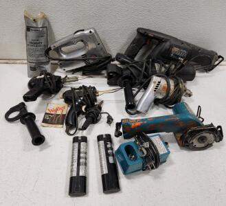 (1) Blue-Point R460B heavy-Duty Soldering Gun (1) Vintage Craftsman Electric Soldering Gun (1) Vintage Rockwell Bayonet Saw And More