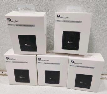 (5) Adaptom Battery Charging Box W/ 3 Batteries