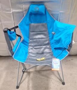 (1) Folding Kings River Adult Swing Lounger W/ Carry Bag