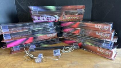 ( Lot Of 10) 14&rdquo; Old School 12v Black Lights