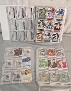(1) Binder Of Football & Baseball Trading Cards