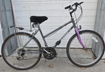 (1) Huffy 26" 18-speed Stone Mountain Bike, grey speckle