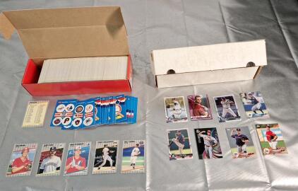 (2) Boxes Of Sports Trading Cards, (1) Baseball Set & (1) Assorted Baseball