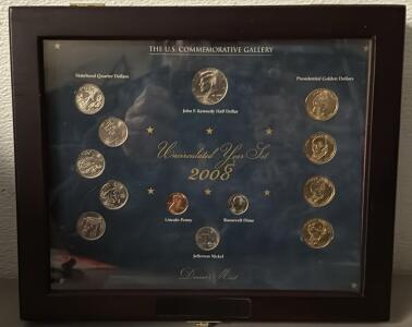 2008 U.S. Mint Uncirculated Year Set, Commemorative Coin Collection