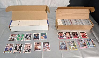 (2) Boxes Of Sports Trading Cards, (1) Baseball Set & (1) Assorted Sports