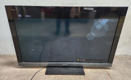 (1) 44" Sony Bravia KDL-46EX400 Television W/ Power Cord And Remote