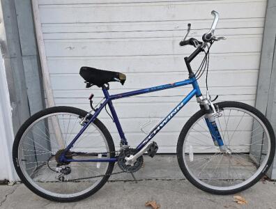 (1) Schwinn 26" 21-speed Badlands Bike, blue