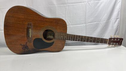 Flohner HW300G Acoustic Guitar Missing 1 String