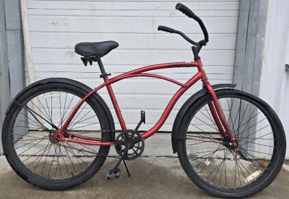 (1) Huffy 26" Cranbrook Cruiser-Style Bike, red
