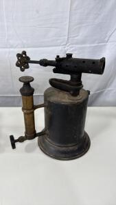 Antique 1902 Clayton & Lambert Brass Blow Torch Made in USA