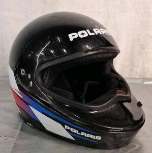 (1) Polaris Snowmobile Helmet, Size 7-1/4