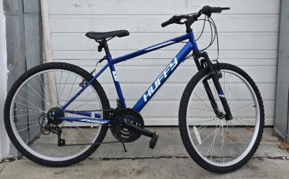 (1) Huffy 26" Rock Creek 12-speed Bike, Blue