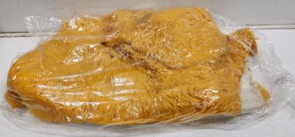 (1) Gold Dyed Sheep Skin