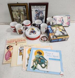 Assorted Classical Norman Rockwell Collection Items