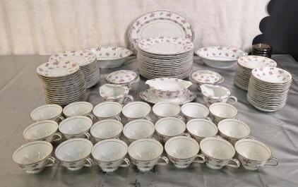 (109) Pieces Of Noritake Anita China, Pattern #5309