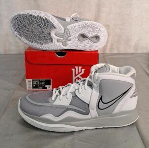 (1) Pair Of Nike Kyrie Infinity TB Promo Shoes - Wolf Grey / White - DX6653-003 - Men's Size 13.5<br/>
