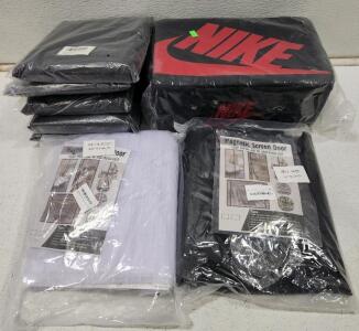 (2) Fiberglass Magnetic Screen Door (5) LXKCKJ Air Conditioner Cover for Outside Units (1) Nike Shoe Box Bag