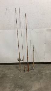 Vintage Bamboo Fishing Poles