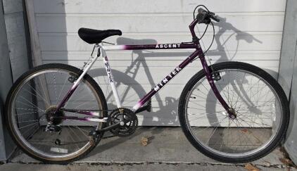 (1) MTN TEK 26" Ascent 21-speed Bike, purple