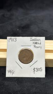 1903 Indian Head Penny VG/F