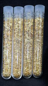 (4) Bottles Of Gold Flake/Leaf