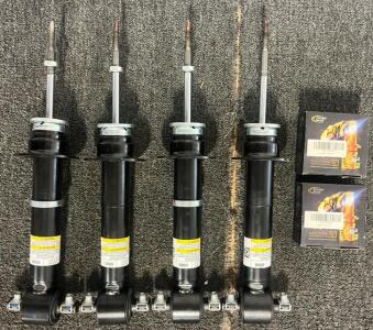 (4) GM Genuine Parts Shock Absorbers & Cougar Motor Auxiliary Fog Bulbs
