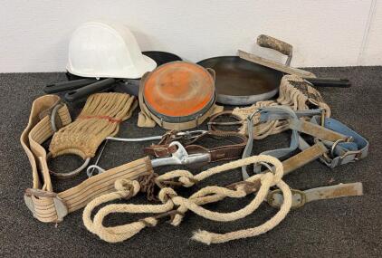 (1) Leather Bridle, (1) Vintage-Style Round Camping Canteen, (1) Horse Halter, And More