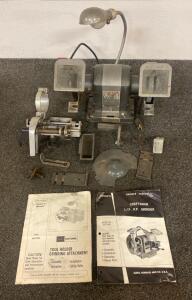 CRAFTSMAN 1/3 H.P. Grinder WITH Tool Holder Grinding Attachment.