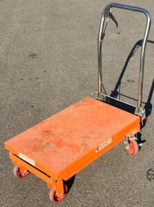 Central Hydraulics Hydraulic Scissor Lift Table Cart