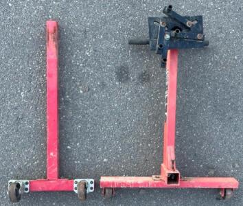 (2) Rolling Engine Stands