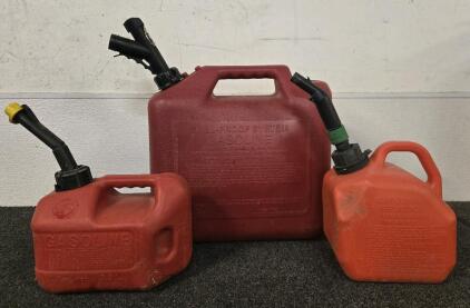 (3) Gas Cans