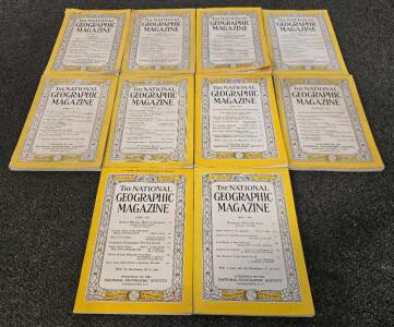 (10) National Geographic Magazines